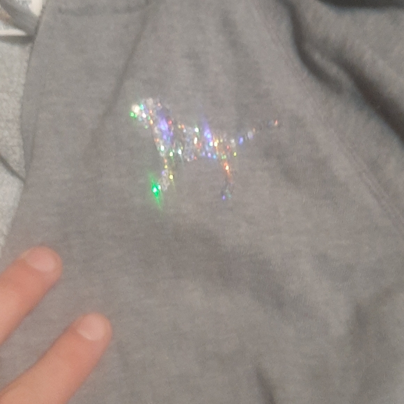 Pink zip up sweatshirt - Picture 2 of 4